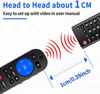 Programmable Remote for Roku Express 4K+, Express 4K Remote Replaces for Roku Express Remote with Volume Control for Roku Express Remote Replacement with Extra 9 Learning Keys (Not for Roku Stick)