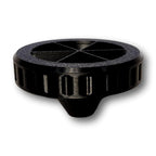 Screw On Mason Jar Lid Organic Fruit Fly Trap (Black)