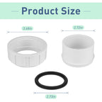 ArrogantF Salt Cell 2" Union Replacement for Hayward GLX-Cell-Union,for Hayward T-3 T-15 Cleaner Coupler Replacement,fit for Hayward Goldline AquaRite Turbo Cell Generator Pool Pool and Spa Pump Parts
