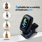 Guitar Accessories Kit 18PCS with Guitar Capo,Guitar Tuner,Guitar Picks,Clip-On Tuner for Guitar, Bass,ukulele & Violin