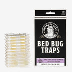 Grandpa Gus's Bed Bug Glue Traps for Home & Travel, Early Detection, Lasts up to 6 Months, Small & Discreet Patented Crush-Proof Design (Pack of 12)