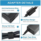 90W 19.5V 4.7A AC Adapter Laptop Charger Replacement for Sony Vaio PCG-3J1L VPCCW21FX VGN-CR240E VPCF236FM PCG-61A14L PCGA-AC19V10 VGP-AC19V10 VPCEH11FX SVE14118FXW VGN-A PCG-GRX VGN-AR Sony Bravia