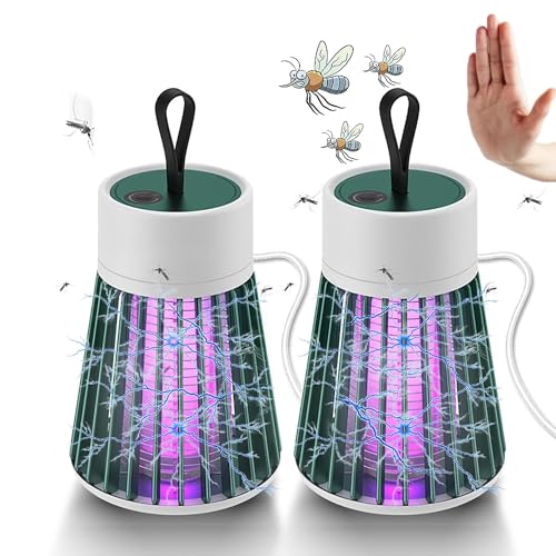 2/3Pcs Mozz Guard 𝑴osquito 𝒁apper 2024, New Generation Portable Cordless Mozzguard 2.0,USB Charing and Low Noise, Suitable for Indoor, Home Garden, Camping (2pcs)