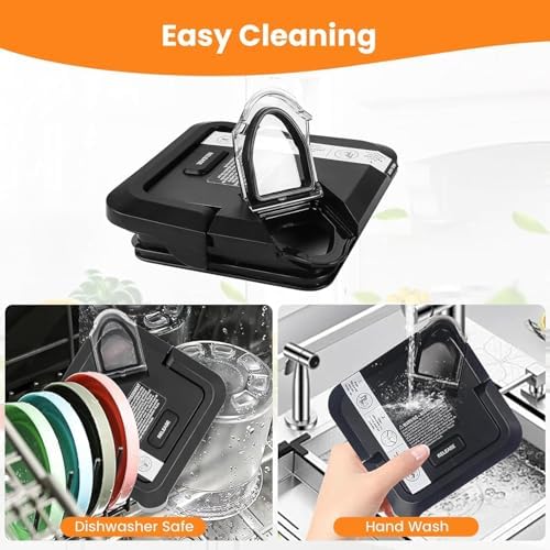 Replacement Locking Lid for Ninja,with 72oz Pitchers New Model,Blenders Replacement lid Parts,Top Replacement Lid Cover,(NEW Model) BL610 BN750 CO610B BN751 DB751A BN800 CT610 with Rim Extension Only