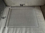 12 Pack Cat Repellent Outdoor/Indoor Scat Mat for Cats&Dogs, Keep Away Pest Plastic Mats with Spikes,16 x 13 Inches