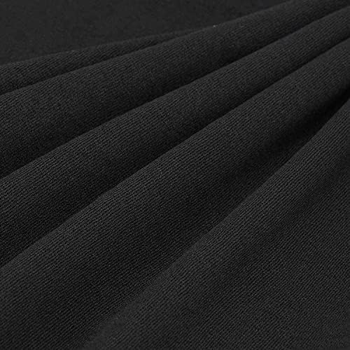 Facmogu Speaker Grill Cloth, 67"x20" Speaker Cloth Speaker Cover Fabric Stereo Mesh Fabric Replacement for Home Speakers, Stage Audio Speakers and Vintage Carpet Subwoofer Repair - Black Mesh Fabric