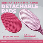 The Ultimate Back Scratcher, Scalp Massager, Back Massager, & Exfoliator - Large Scratch Surface, an All Body Back Scratcher That Gives a Deep Soothing Scratch (Pink)