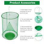 6 Pack Ranch Fly Trap, Disposable Fly Traps Outdoors, Stable Horse Fly Trap, Farm Fly Trap Catcher Killer for Farm/Orchard