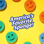 Scrub Daddy Sponge Set Color Variety Pack - Scratch-Free Multipurpose Dish Sponge - BPA Free & Made with Polymer Foam - Stain & Odor Resistant Kitchen Sponge (4 Count)