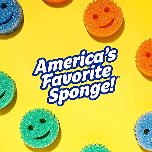 Scrub Daddy Scrub Mommy Sponges 6ct + Daddy Caddy - Scratch-Free Multipurpose Dish Sponges + Sponge Holder - BPA Free & Made with Polymer Foam - Stain & Odor Resistant Kitchen Sponge