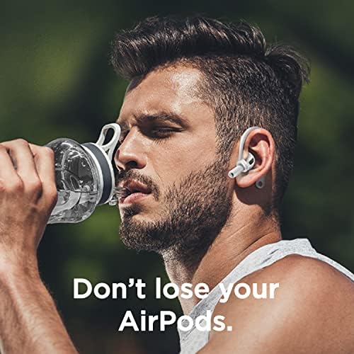 elago Ear Hooks Designed for AirPods Pro, 4 & 3 & 2 & 1, Earbuds Accessories, Anti-Slip, Ergonomic Design, Comfortable Fit [US Patent Registered]