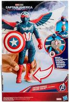 Marvel Avengers Captain America: Brave New World Flight Mode Action Figure with Accessories, 9-Inch-Scale (22 cm) Super Hero Toys for Kids Ages 4+