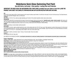 INSL-X Waterborne, Semi-Gloss Acrylic Pool Paint, White, 1 Gallon