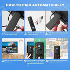 L5B83G Replacement Voice Remote Control Fit for AMZ FireSmart TV Cube (1st Gen, 2nd Gen),Fit for AMZ FireSmart TV Stick (4K, 4K Max, Lite),Fit for AMZ FireSmart TV Stick (2nd Gen,3rd Gen)