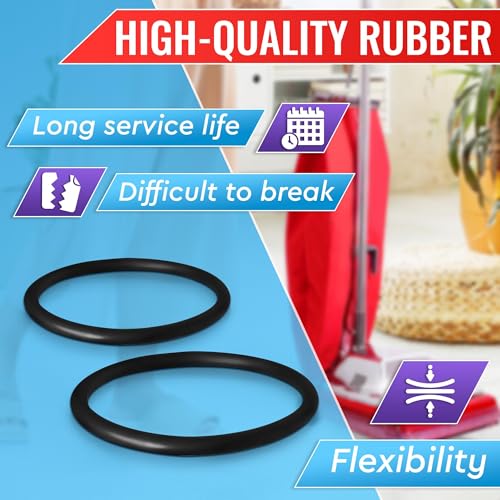 6Pcs Sanitaire Vacuum Belts - Commercial Vacuum Cleaner Belts Sanitaire Commercial Vacuum Belt Sanitaire Sc679 Belt Replacement Belt for Commercial Vacuums - Black Belt Vacuum Cleaner Belt Rubber Belt