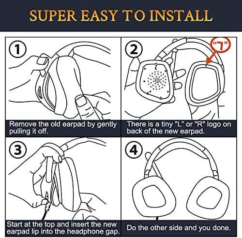 SOULWIT Cooling-Gel Earpads Replacement for Turtle Beach Stealth 600 Gen 2/600 Gen2 USB/600 Gen 2 MAX/600 Gen3(600XB)/500 XB Wireless Headset, Ear Pad Cushions with Noise Isolation Foam - Black
