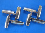 TWO PACK replacement blades for KSMFGA meat grinder by Kitchenaid meat grinder. **Fits KSMFGA only**