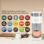 Keurig K-Slim Single Serve K-Cup Pod Coffee Maker, Multistream Technology, 3 Brew Sizes, Slim and Sleek Design, 46oz Removable Reservoir, White