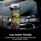 Ninja Blast Portable Blender & Accessories, Cordless, 18oz. Vessel, Personal Blender for Shakes & Smoothies, Leakproof Lid & Sip Spout, USB-C Cord, Dishwasher Safe Parts, BPA Free, Red, CL155ARD