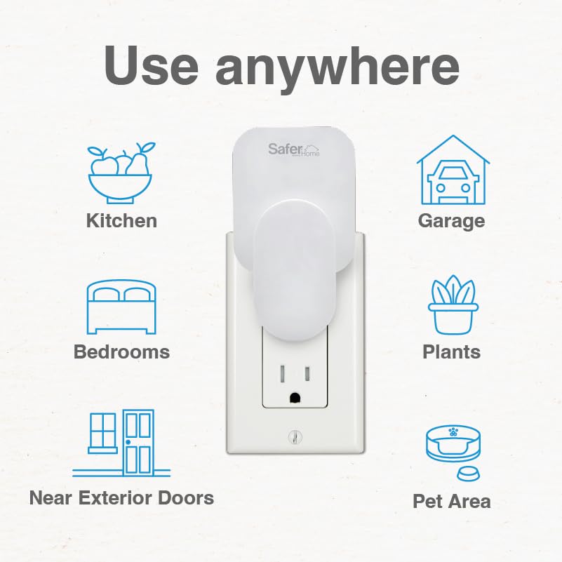 Safer Home SH502-2SR 2 Indoor Plug-in Fly Traps for Flies, Fruit Flies, Moths, Gnats, and Other Flying Insects – 2 Traps + 2 Glue Cards
