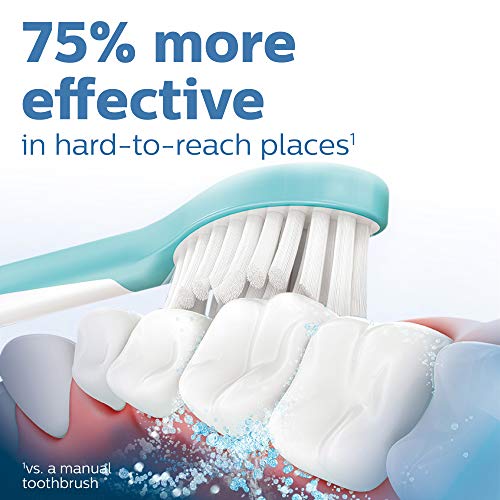 Philips Sonicare Genuine C2 Optimal Plaque Control Toothbrush Heads, 3 Brush Heads, White, HX9023/65 & for Kids 7+ Genuine Replacement Toothbrush Heads, 2 Brush Heads