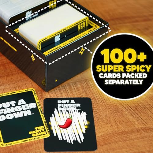 Put A Finger Down - The Viral Party Game That Will Have Everyone Talking - Funny Adult Card Game & Icebreaker Ideas, Game Nights, & Big or Small Groups, 400 Cards for 2+ Players