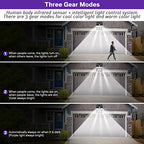4 Packs Bug Zapper Outdoor 3 in 1 Mosquito Zapper Black Solar Bug Zapper Electric LED Light Mosquito Killer Lamp with Motion Sensor for Outdoor Backyard Patio Camping