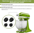 Speed Control Knob Replacement Part for KitchenAid Stand Mixer - for Lock Lever Knobs Attachment Plastic Kitchenaid Mixers Accessories, Fits for kitchen 4.5QT, 5QT, 6QT, K45, K45SS, KSM75（2 PACK)