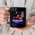 Assassination Attempt on Trump Rally Incident Mug,Custom Mug, Support Trump 2024, Election Mug Trump,Fight 2024 Mug,Trump Merchandise