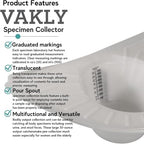 Graduated Specimen Collector Pans [Pack of 1] Toilet Nursing Hat for Urine, Vomit & Stool Collection Fits Over Toilets and Commodes - 30 oz for Women and Elderly