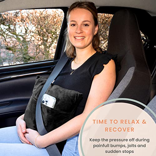 MOYOAMA Hysterectomy Pillow with Cooling Packs Included - Hysterectomy Recovery Products to Protect Vulnerable Areas - C Section Recovery Seatbelt Pillow to Relieve Pressure - Hysterectomy Gifts