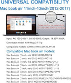 Universal Charger,Replacement for 45W T-Tip Charger,Compatible with Mac Book Air 11 inch & 13 inch Between 2012-2017