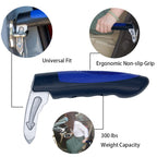 ZipSeven Car Assist Handle for Elder Cane-Portable Vehicle Support Grab Bar Automotive Door Transfer Haddicapped Assistance 2 in 1 Mobility Standing Aid for Able (Blue, 2)