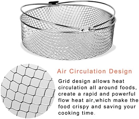 Air Fryer Basket for Instant Pot 6, 8Qt,Accessories for Air Fryer,Steamer Basket