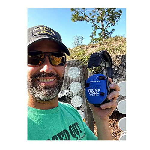 Walker's Razor Slim Shooting Hunting Protection Electronic Earmuffs - Take America Back Series (Trump 2024)