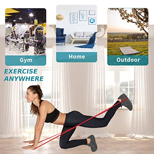 Alllvocles Resistance Band, Pull Up Bands, Pull Up Assistance Bands, Workout Bands, Exercise Bands, Resistance Bands Set for Legs, Working Out, Muscle Training, Physical Therapy, Shape Body, Men Women
