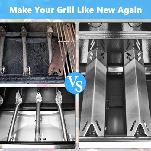 Adviace Grill Replacement Parts for Cuisinart GAS9456AS GAS2456AS GAS9556AS GAS2556AS, Grill Parts for Cuisinart 4 Burner Gas Grill GAS9456AS, Cuisinart 5 Burner Gas Grill GAS9556AS GAS2556AS