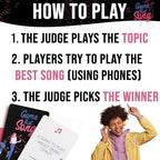 Game That Song - Fun Music Card Game for Adults and Teens - Compete to Play The Best Song- Makes A Great Gift for Music Lovers, Game Night, Galentines Gift, Karaoke or Singing
