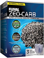 Fluval Aquarium Filter Media Replacement Bundle, 3-Pack ClearMax Phosphate Remover and Zeo-Carb