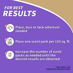 Bonide Bat Magic Bat Repellent, Pack of 4 Ready-to-Use Peppermint Oil Scent Packs for Long Lasting Indoor Bat Control