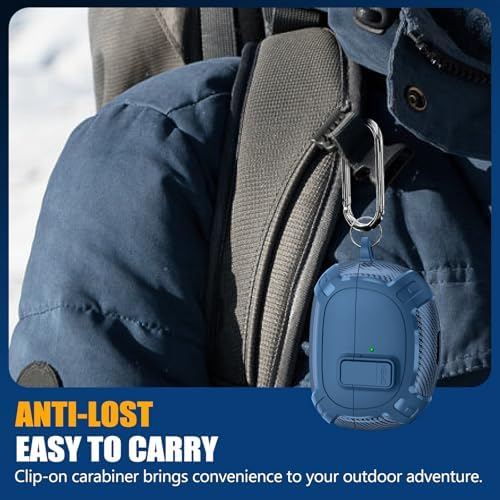 for Bose Ultra Open Earbuds Case Cover 2024 with Cleaner Kit,Military Hard Cover with Lock for Bose Open Ear Earbuds Charging Case Accessories with Keychain for Men Women-Blue