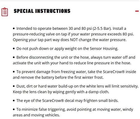 COSTWAY Scarecrow Motion Activated Animal Repellent