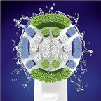 Genuine Original Oral-B Braun Precision Clean Replacement Rechargeable Toothbrush Heads (10 Count) - International Version, German Packaging