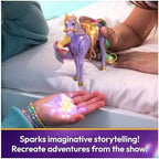 Unicorn Academy, Sophia & Light Magic Wildstar with Rainbow Light-up Effects, 2 Riding Accessories, Dolls & Unicorn Toys for Girls Ages 4 and up