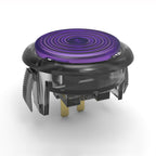 15pcs Arcade Button Caps for Mechanical Push Buttons Punk Workshop button Caps - Purple