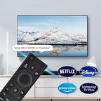 Voice Remote Replacement for Samsung Smart TV, BN59-01385A Compatible for All Samsung Smart TVs (4k 8K Ultra HD Neo QLED, LED) with Voice Function, and Smart Curved Frame, with 4 Shortcut Buttons