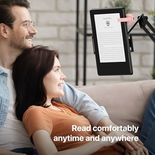 RF Remote Control Page Turner for Kindle Paperwhite Accessories Ipad Reading Kobo Surface Comics/Novels iPhone Tablets Android Taking Photos Camera Video Recording Remote Triggers(Pink)