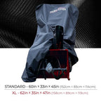 Tough Cover Snow Blower Cover - Basic Edition, Certified Waterproof, Heavy Duty 210D Marine Grade Fabric, Universal Fit, Outdoor Protection, Snowblower Cover Universal (Black)
