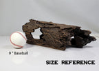 Large Reptile Hide Leopard Gecko Tank Accessories Driftwood for Aquarium Natural Hollow Log for Betta Fish Hideout Bearded Dragon or Ball Python Tank Accessories(13.8")
