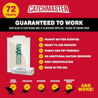Max Catch 72 Pack Professional Strength - Mouse, Rat & Pest Glue Scented Sticky Trap for Rodents and Insects - Ready to Use Indoors - Non Toxic, No Mess, Easy Cleanup Mice Trap by Catchmaster